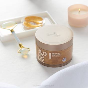 Schwarzkopf blond me blonde wonders kultainen naamio DVFB75 hiusten hoito