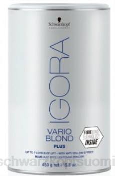 Schwarzkopf ammattimainen vario blond plus sininen pölytön vaalestuspuuteri DVFB3 hiusten hoito