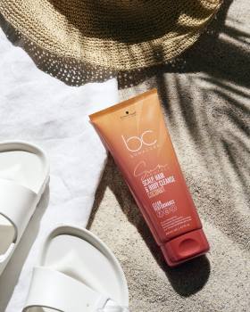 Schwarzkopf bonacure clean performance aurinkosuoja, päänahan, hiusten ja vartalon puhdistus DVFB107 hiusten hoito